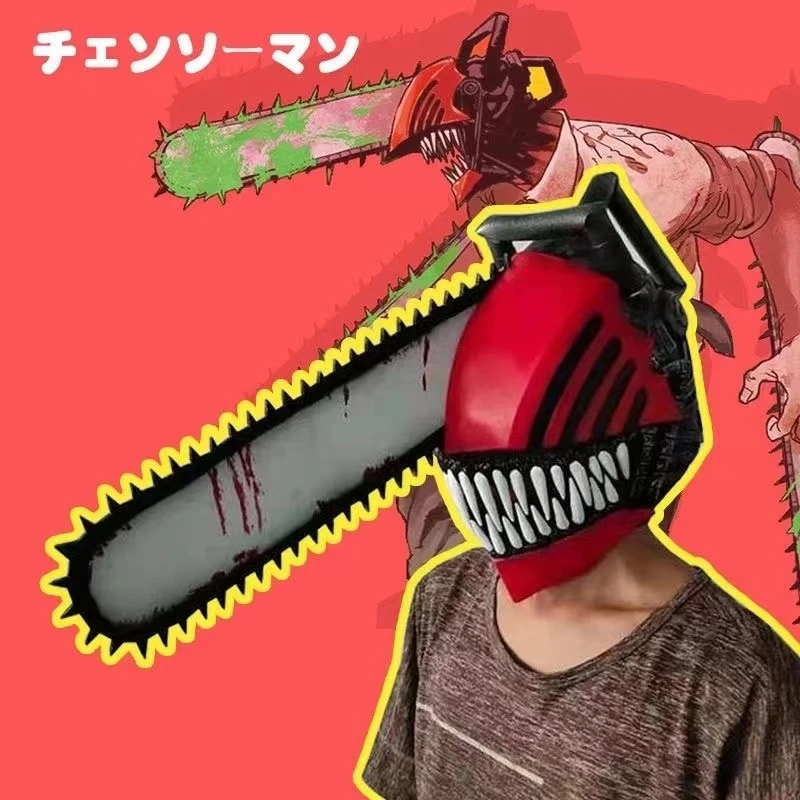 Model Kit Chainsaw Man - Casque de cosplay Anime Chainsaw Man,