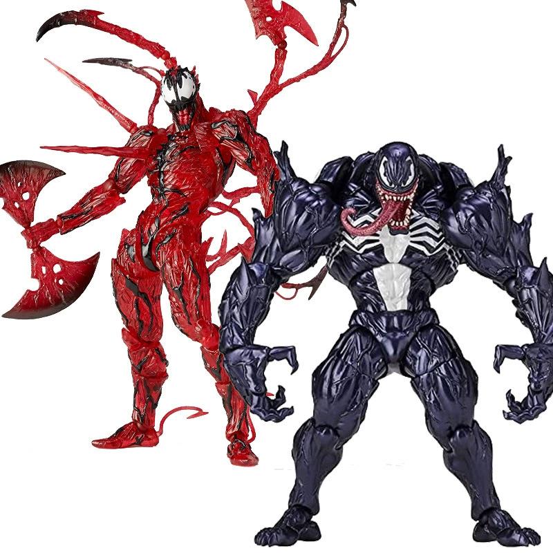 Model Kit Venom - Figurine d'action Venom Carnage Anime 16CM,
