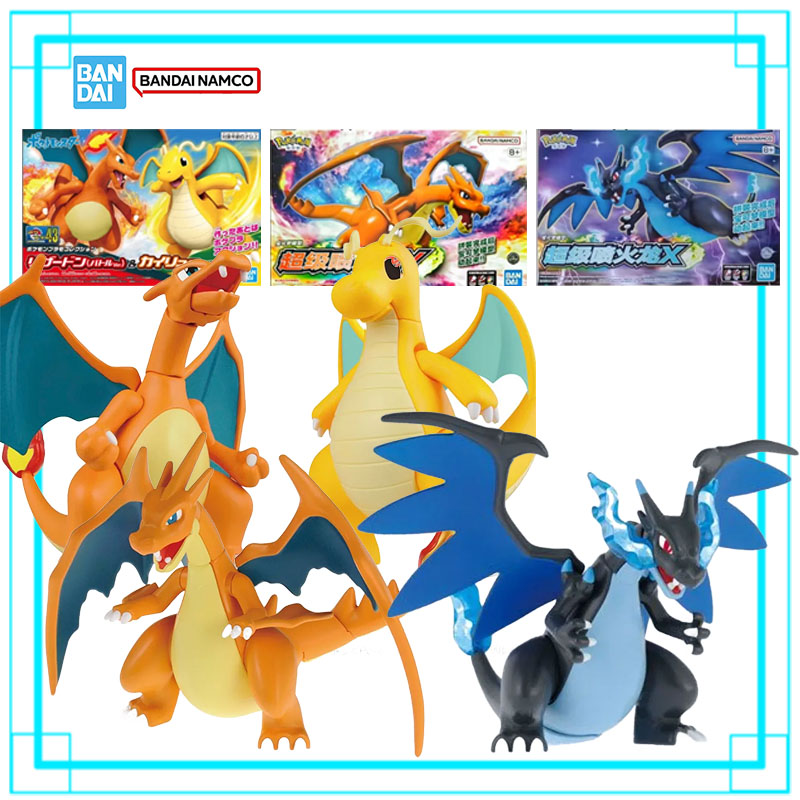 Model Kit Vs Figure - Bandai Pokémon Mega Charizard X Y