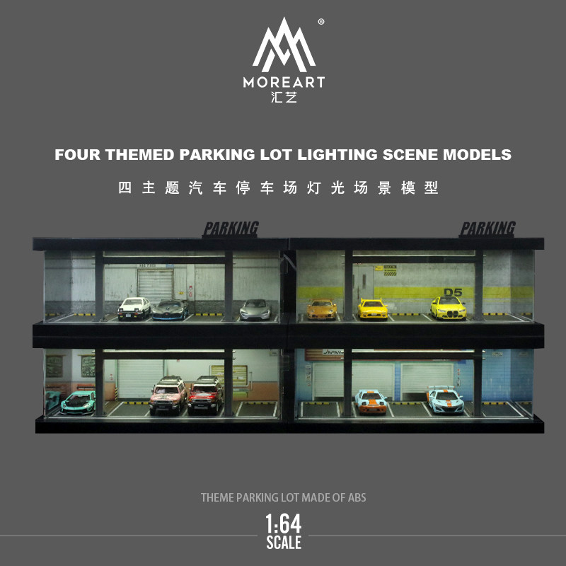 Model Kit Cars - Kit de modèle de parking pour