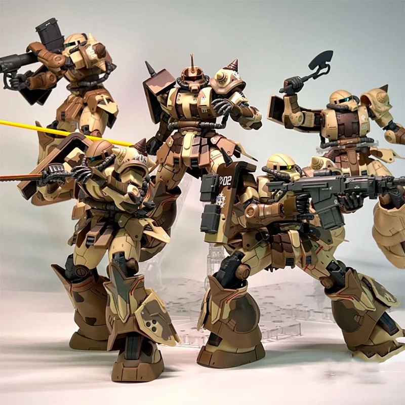 Model Kit Non Gundam - Modèle Weimei, équipe de cinq hommes
