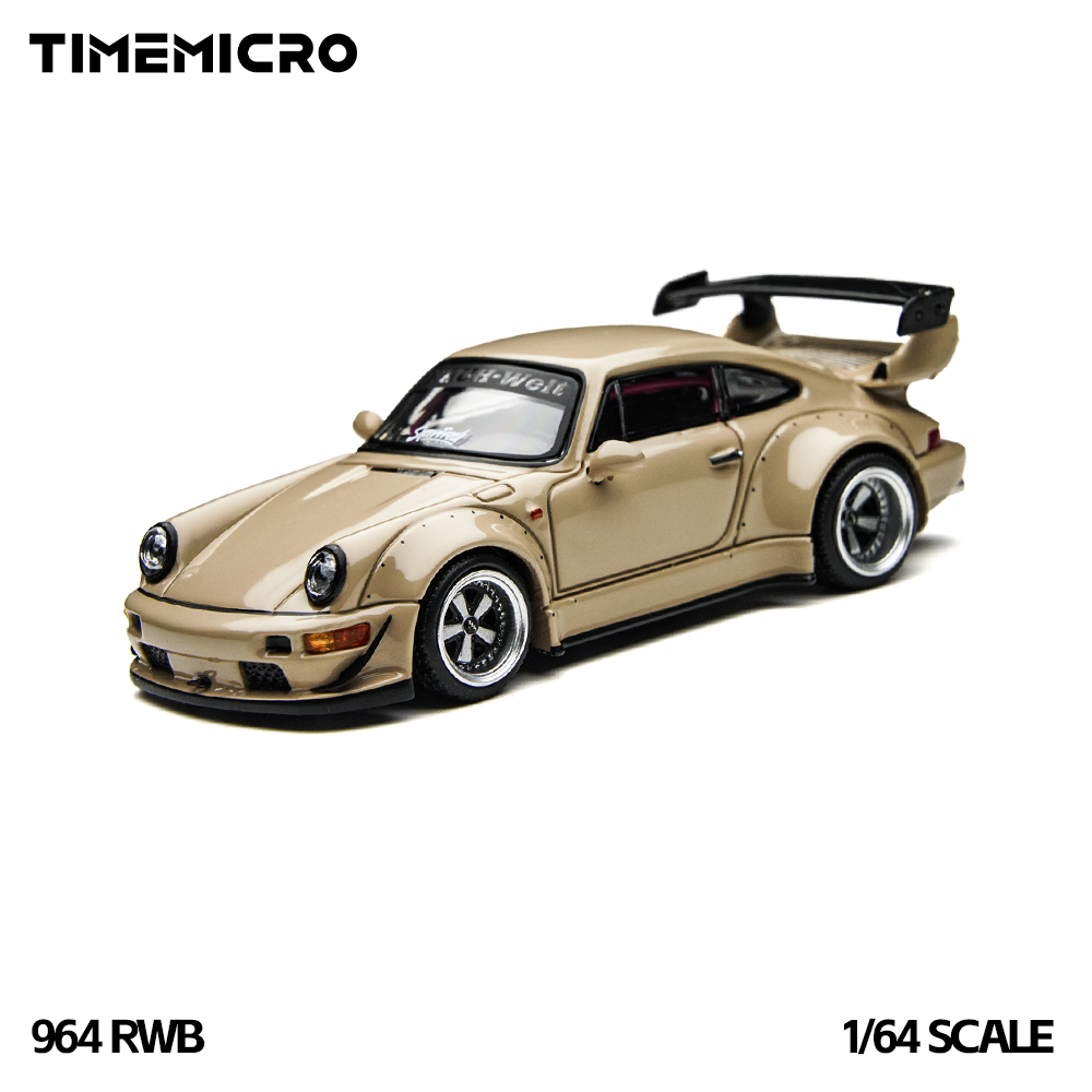 Model Kit Cars - TimeMicro1:64 RWB 964 Beige Coffret Cadeau