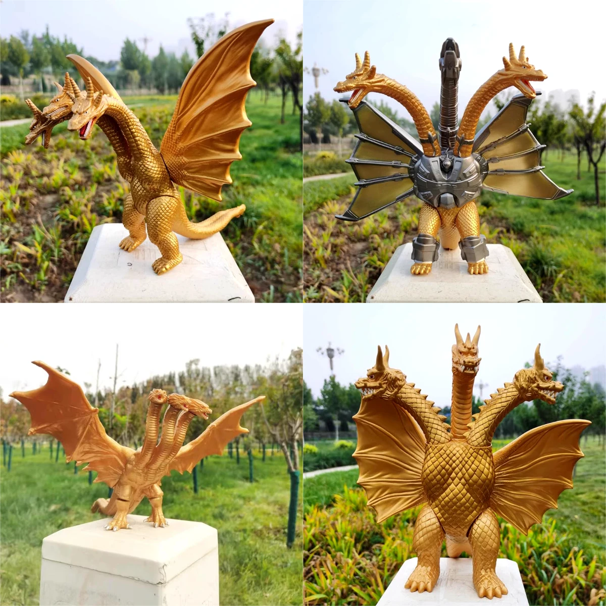 Model Kit Vs Figure - Figurine d'action Dragon King Ghidorah Godzilla