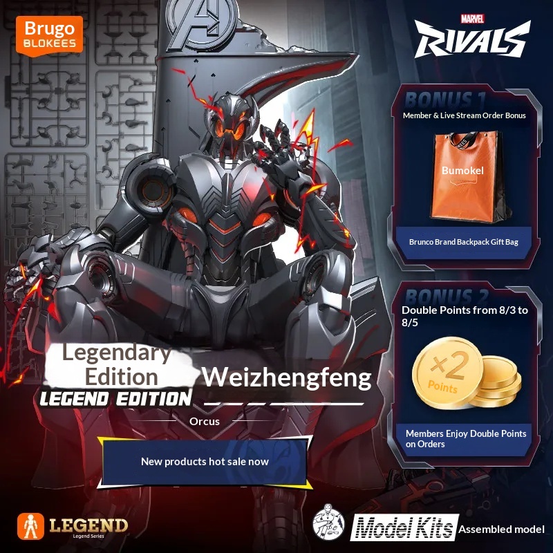 Blokees Marvel Rivals Legend E - Model Kit Ultron avis et prix