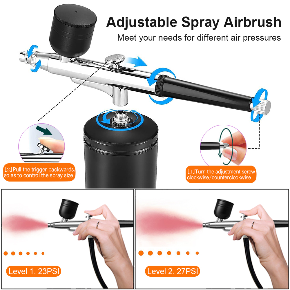 Aérographe de peinture avec co - Airbrush Compressor Kit avis et prix