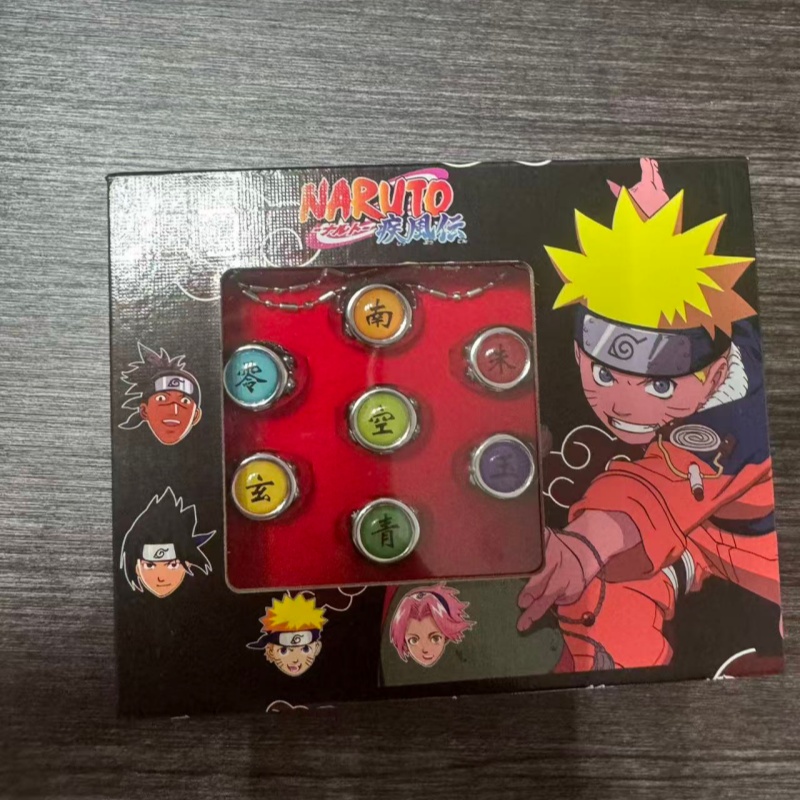 Lot de 10 bagues métalliques A - Model Kit Naruto avis et prix