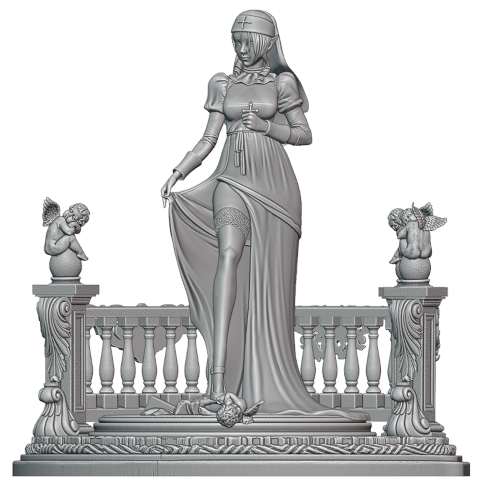 Figurine en résine non peinte  - Model Figure Base avis et prix