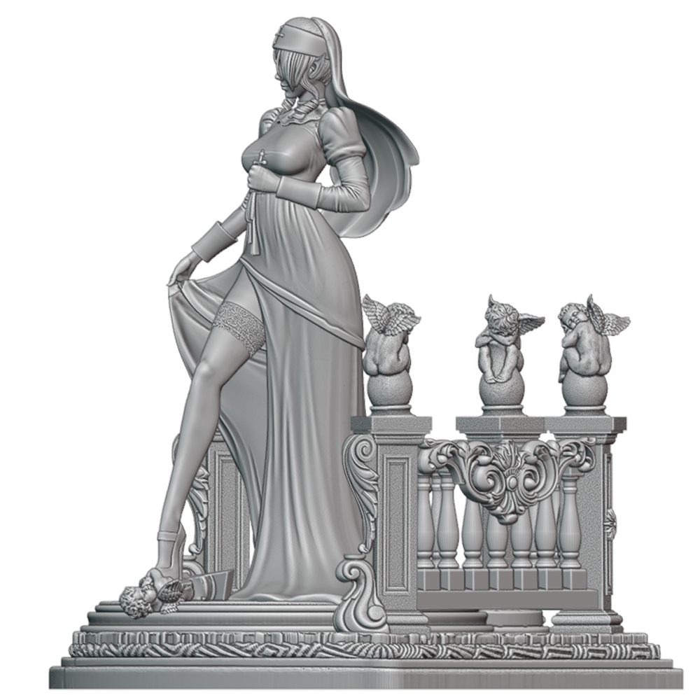 Figurine en résine non peinte  - Model Figure Base avis et prix