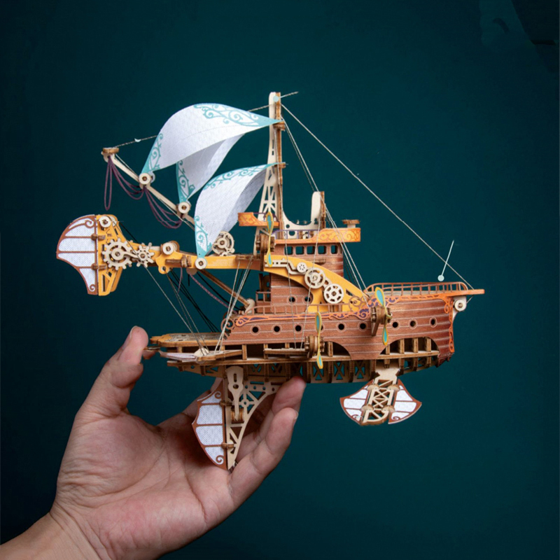 Puzzle 3D en bois, vaisseau sp - Model Kit Glue avis et prix