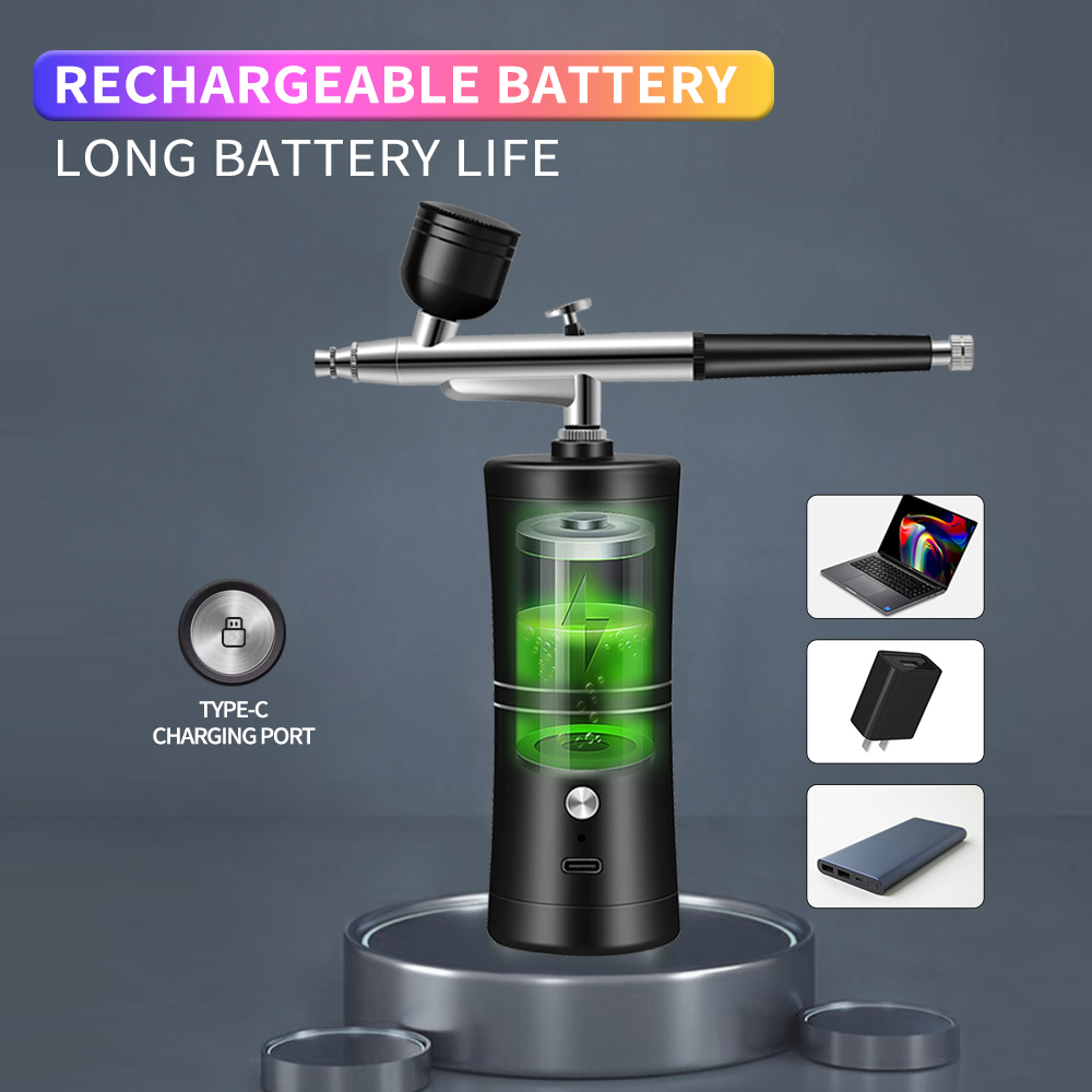 Aérographe sans fil Portable e - Airbrush Compressor Kit avis et prix