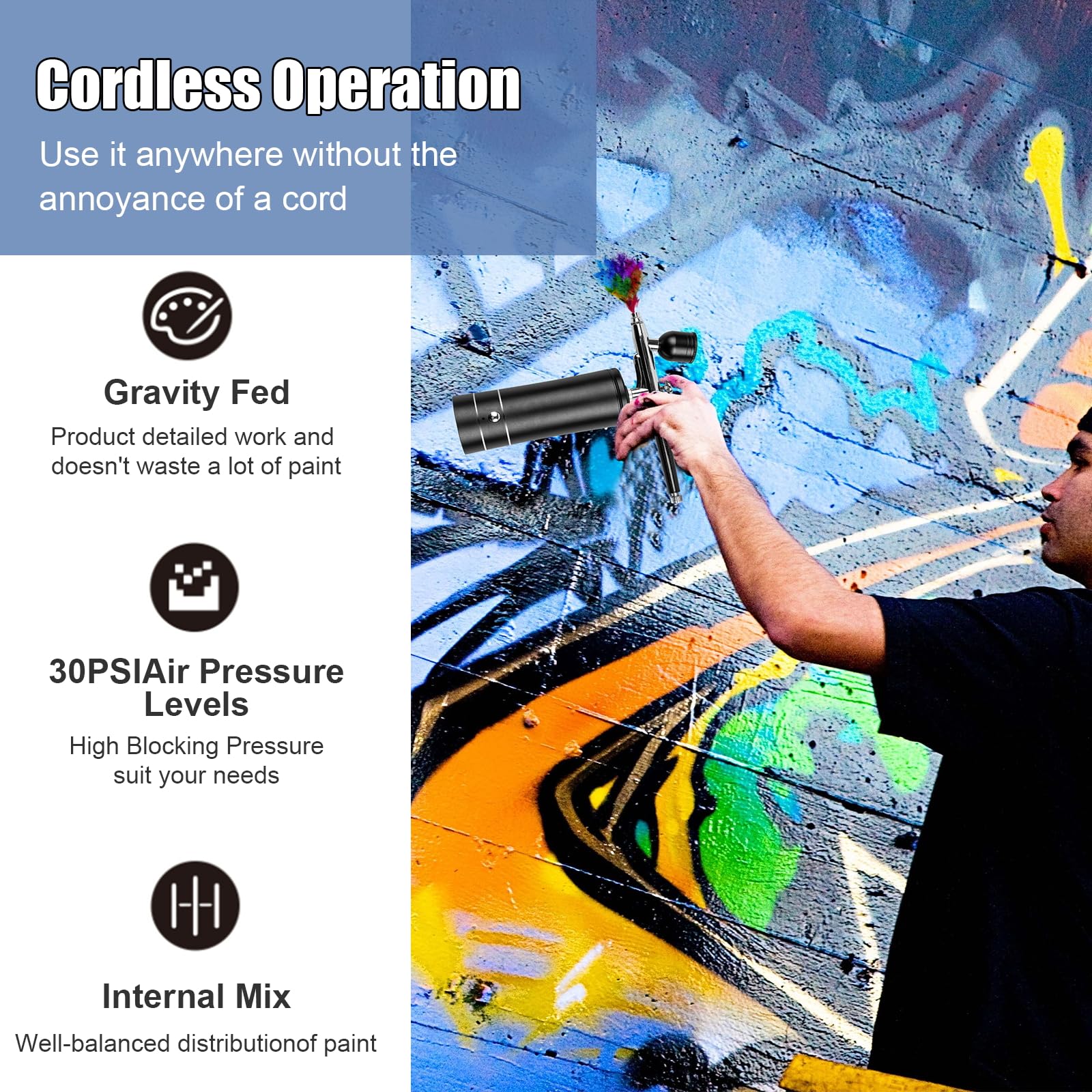 Kit aérographe rechargeable sa - Airbrush Compressor Kit avis et prix